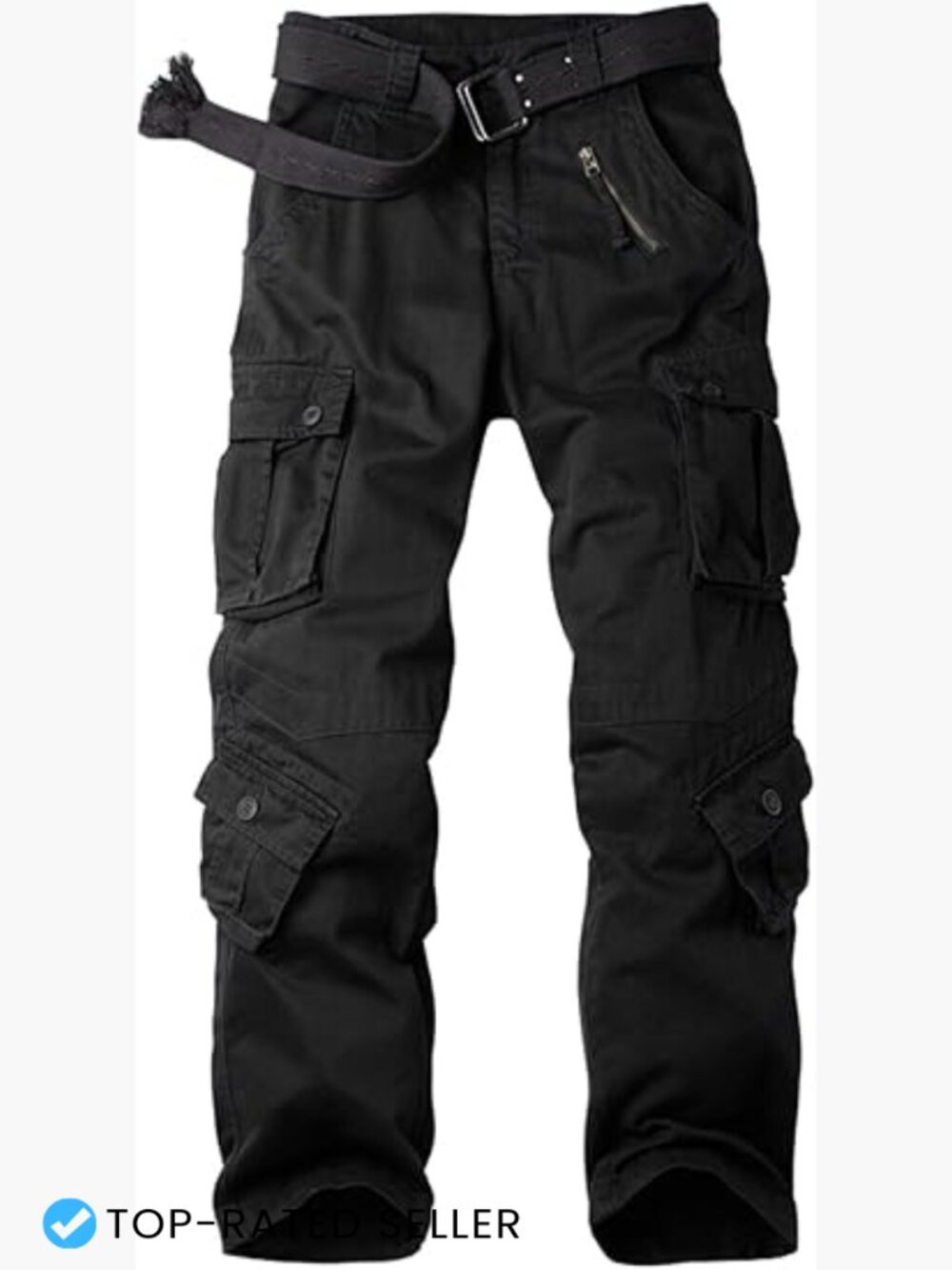 Stretch Cargo Pants Tactical Work Travel Straight Leg Comfort Fit Y2K